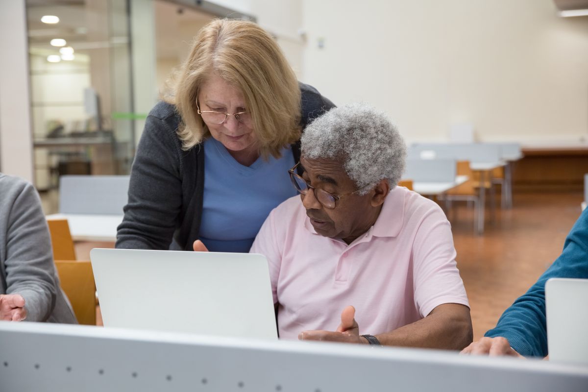Persoonlijke computerles voor senioren